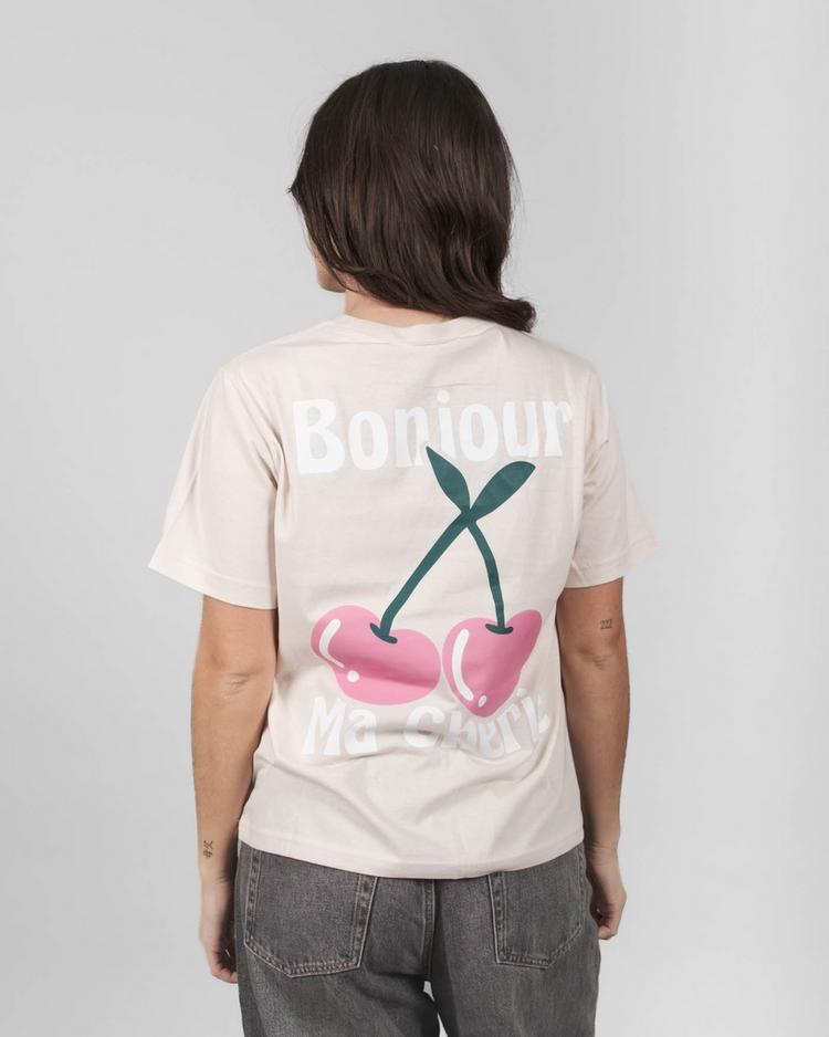 Kleinigkeit Kleinigkeit Bonjour T-Shirt Damen - beige - 0 | SportScheck