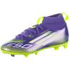adidas F50 LEAGUE FG-MG MID J Fu&szlig;ballschuhe Kinder - purrus-ftwwht-luclem