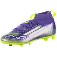 adidas F50 LEAGUE FG-MG MID J Fu&szlig;ballschuhe Kinder - purrus-ftwwht-luclem
