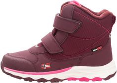 Trollkids Hafjell Winterschuhe Kinder redwood-magenta