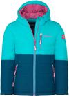 Trollkids Hemsedal Steppjacke Kinder - dark turquoise-madeira blue-bright berry