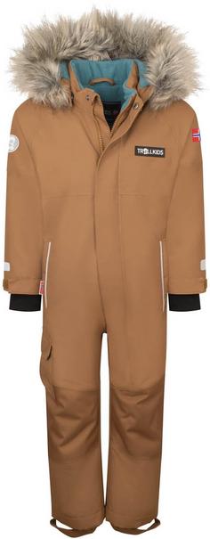 Trollkids Kirkenes Schneeanzug Kinder bronze-stormy blue