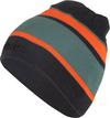 Trollkids Nordland Beanie Kinder - black-stormy blue-flame orange