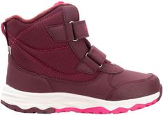 Rückansicht von Trollkids Hafjell Winterschuhe Kinder redwood-magenta