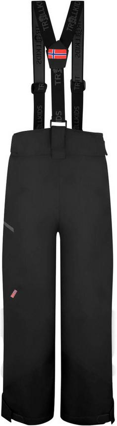 Rückansicht von Trollkids Kongsberg Skihose Kinder black