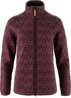 FJÄLLRÄVEN Snow Fleecejacke Damen port
