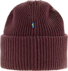 Rückansicht von FJÄLLRÄVEN Merino 1960 Logo Beanie port