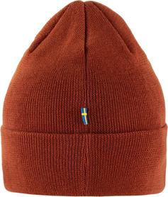 Rückansicht von FJÄLLRÄVEN Vardag Classic Beanie terracotta brown