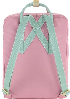 Rückansicht von FJÄLLRÄVEN Rucksack Kånken Koncept Daypack pink-mint green