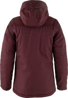 Rückansicht von FJÄLLRÄVEN Stina Padded Winterjacke Damen port