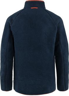 Rückansicht von FJÄLLRÄVEN Vardag Fleecejacke Herren navy-autumn leaf