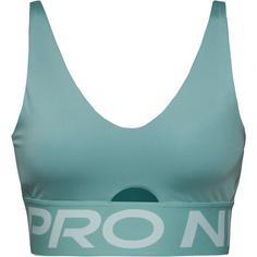 Nike NP INDY PLUNGE Sport-BH Damen cannon-smokey blue-white