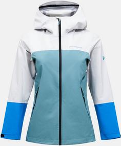 Peak Performance Trail Hipe Hardshelljacke Damen antarctica-deluded vision