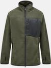 Peak Performance Pile Fleecejacke Herren - pine needle