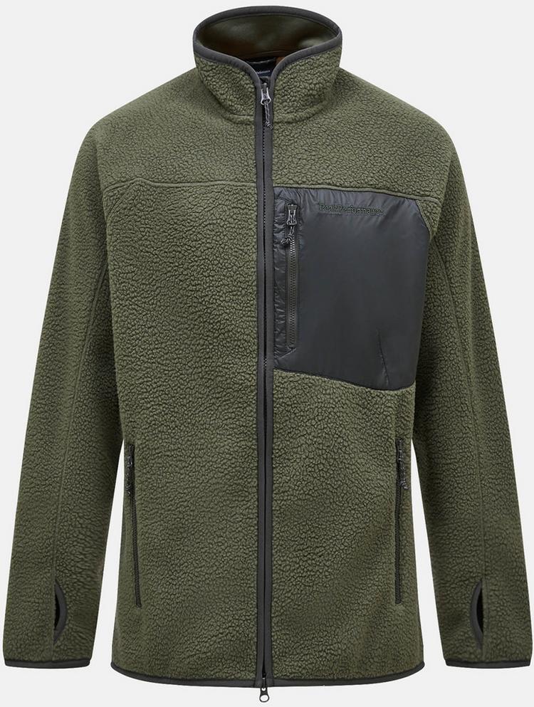 Peak Performance Peak Performance Pile Fleecejacke Herren - pine needle - 0 | SportScheck