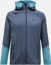Peak Performance Rider Fleecejacke Herren - mountain mist-deluded vision