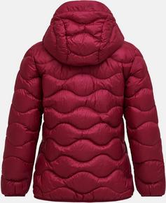 Rückansicht von Peak Performance Helium Daunenjacke Damen vertical zenit