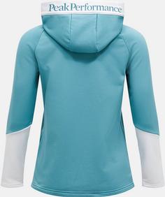 Rückansicht von Peak Performance Rider Fleecejacke Damen deluded vision-antarctica