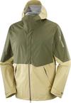 Salomon OUTERPATH PRO 2.5L Hardshelljacke Herren - gray green-grape leaf