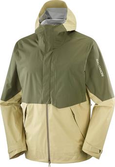 Salomon OUTERPATH PRO 2.5L Hardshelljacke Herren gray green-grape leaf