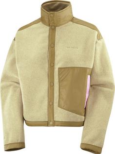 Salomon CHROMA Fleecejacke Damen gray green