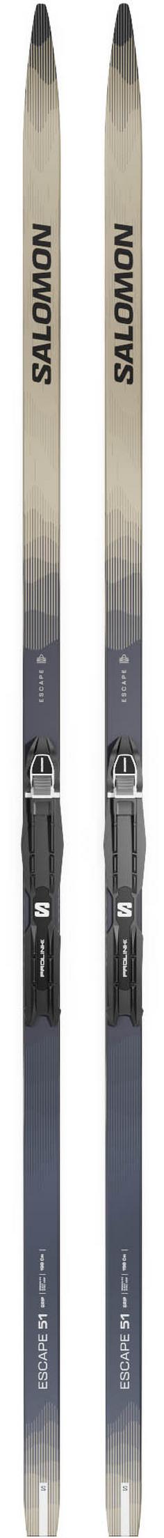 Salomon ESCAPE 51 GRIP (and Prolink Access) Langlaufski Klassik silver