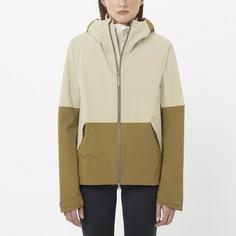 Rückansicht von Salomon OUTERPATH 2.5L Hardshelljacke Damen gray green-brilliant olive