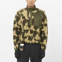 Rückansicht von Salomon CHROMA Fleeceshirt Herren grape leaf