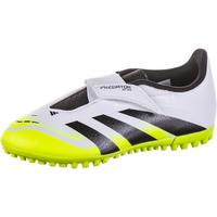 adidas PREDATOR CLUB VEL TF J Fu&szlig;ballschuhe Kinder - ftwwht-cblack-luclem