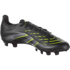 Rückansicht von adidas PREDATOR LEAGUE MG Fußballschuhe Herren cblack-carbon-luclem