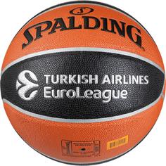 Rückansicht von SPALDING Basketball black-orange