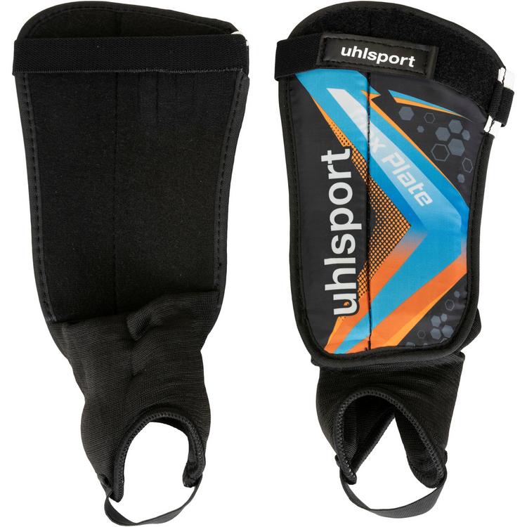 Uhlsport Uhlsport Flex Plate Schienbeinschoner - schwarz-fluo orange-cyan - 0 | SportScheck