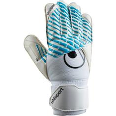 Uhlsport FM Cybertec Soft Pro Torwarthandschuhe weiß-cyberblau-schwarz