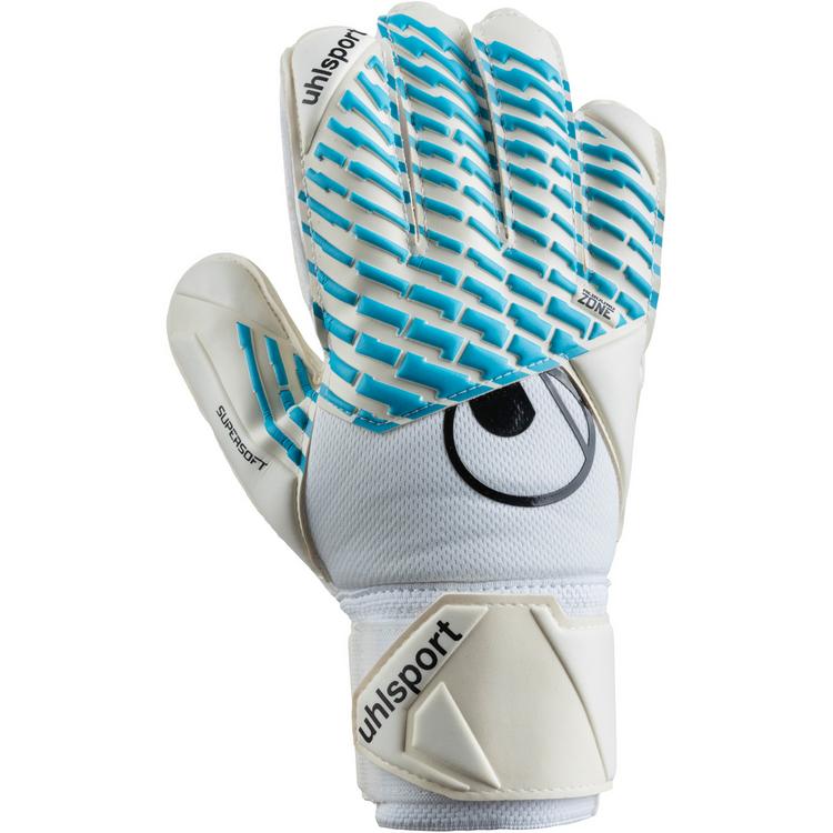 Uhlsport Uhlsport FM Cybertec Supersoft Torwarthandschuhe - wei&szlig;-cyberblau-schwarz - 0 | SportScheck