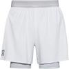 On 5" Performance 2-1 Shorts Funktionsshorts Herren - white-glacier
