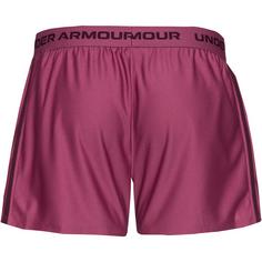 Rückansicht von Under Armour TECH PLAY UP SHORTS Funktionsshorts Damen red