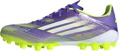 Rückansicht von adidas F50 LEAGUE 2G-3G AG Fußballschuhe Herren purrus-ftwwht-luclem