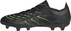 Rückansicht von adidas PREDATOR LEAGUE FG-MG Fußballschuhe Herren cblack-carbon-luclem