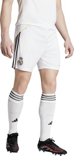 Rückansicht von adidas Real Madrid 25-26 Heim Fußballshorts Herren white