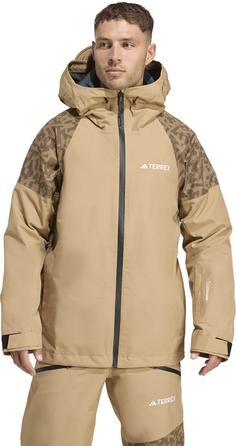 Rückansicht von adidas XPERIOR HYBRID Hardshelljacke Herren cardboard