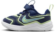 Rückansicht von Nike COSMIC RUNNER TD Laufschuhe Kinder blue void-university blue-barely volt