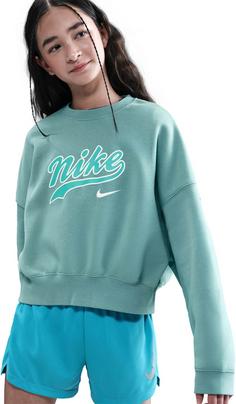 Rückansicht von Nike NSW TREND Sweatshirt Kinder cannon-bleached turq