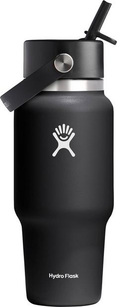 Hydro Flask 24 OZ WIDE FLEX STRAW TRAVEL Isolierflasche black