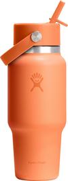 Hydro Flask 24 OZ WIDE FLEX STRAW TRAVEL Isolierflasche - nectar orange