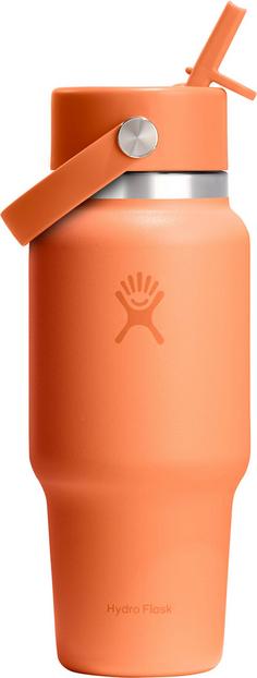 Hydro Flask 24 OZ WIDE FLEX STRAW TRAVEL Isolierflasche nectar orange