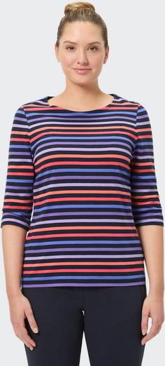 Rückansicht von JOY sportswear Valentina Funktionsshirt Damen blueberry stripes