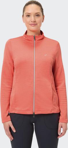 Rückansicht von JOY sportswear Peggy Funktionsjacke Damen coral haze melange