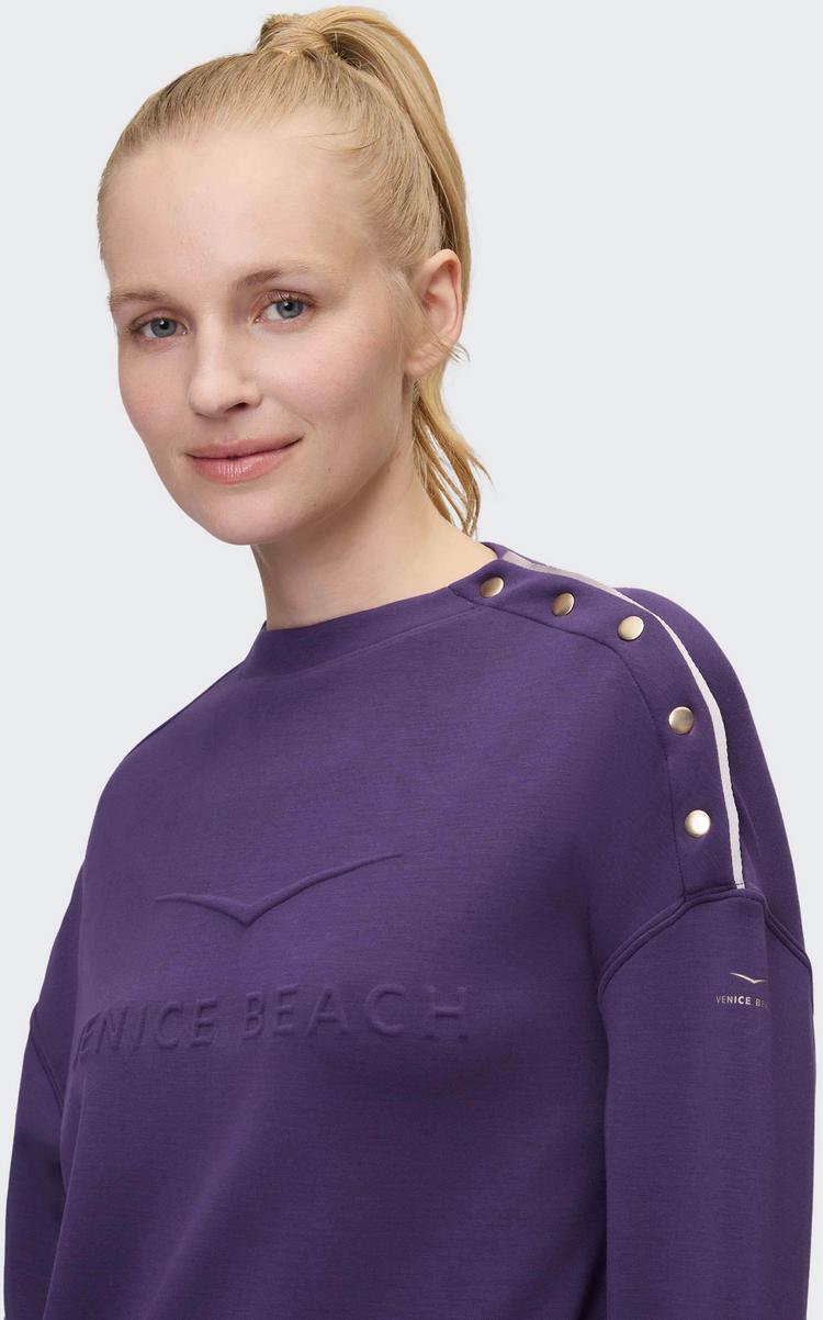 VENICE BEACH VENICE BEACH Cody Sweatshirt Damen - eggplant - 3 | SportScheck