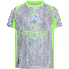 PUMA Manchester City 25-26 3rd Fußballtrikot Kinder cool weather-pro green