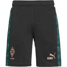 PUMA Borussia Mönchen Gladbach Sweatshorts Herren puma black-puma gold